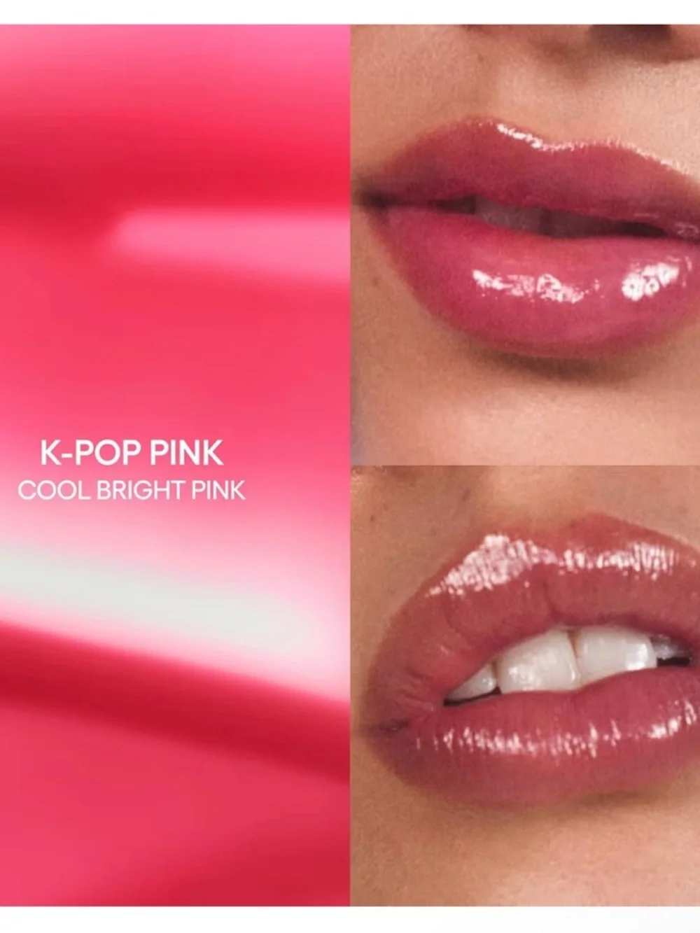LANEIGE JuicePop Box Lip in K Pop Pink with Wristlet Keychain NWT